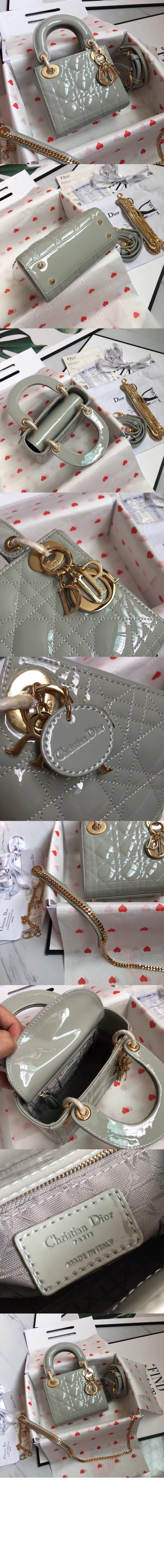 디올 레이디백 새틴 미니 M0500