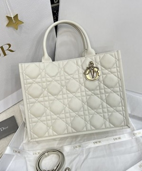 디올 북 토트 레더 스트랩 미디움