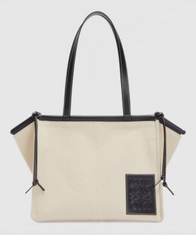 로에베 쿠션 토트백 캔버스 스몰