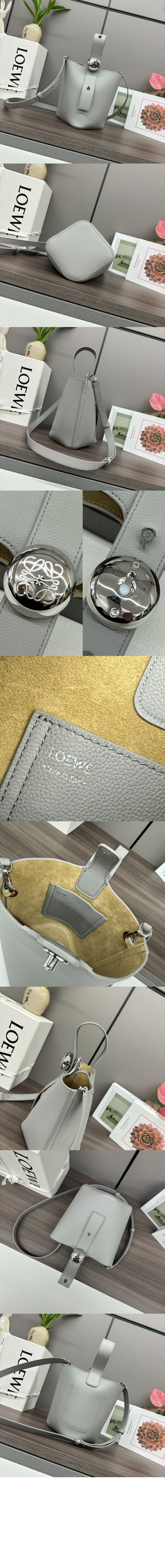 로에베 미니 페블 버킷 백 - 소프트 그레인 카프스킨