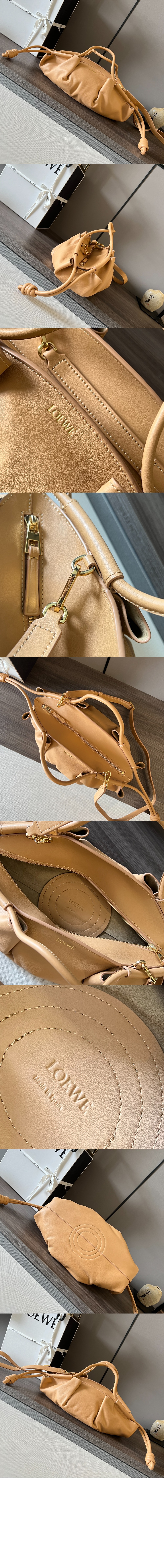 로에베 스몰 파세오 백 - 유광 나파 카프스킨