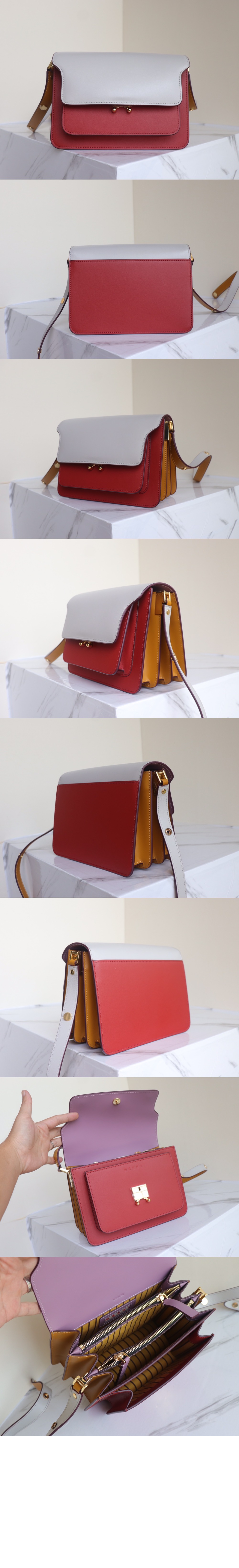 마르니 트렁크백 카프스킨 미듐