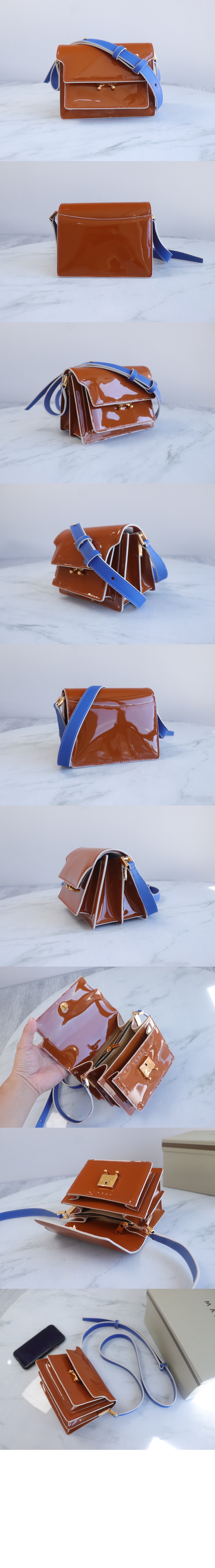 마르니 트렁크백 페이던트 미니