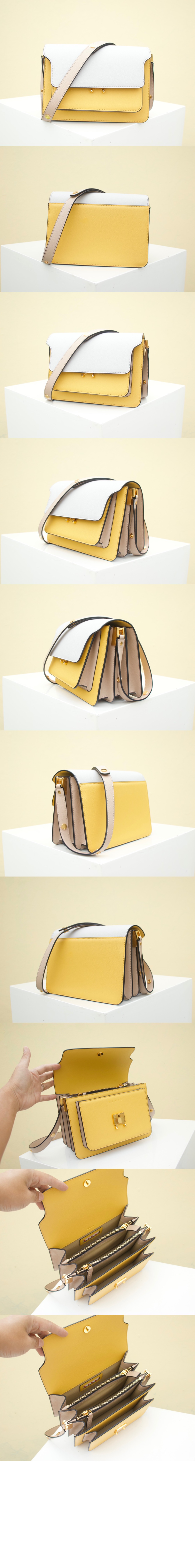 마르니 트렁크백 사피아노 미듐