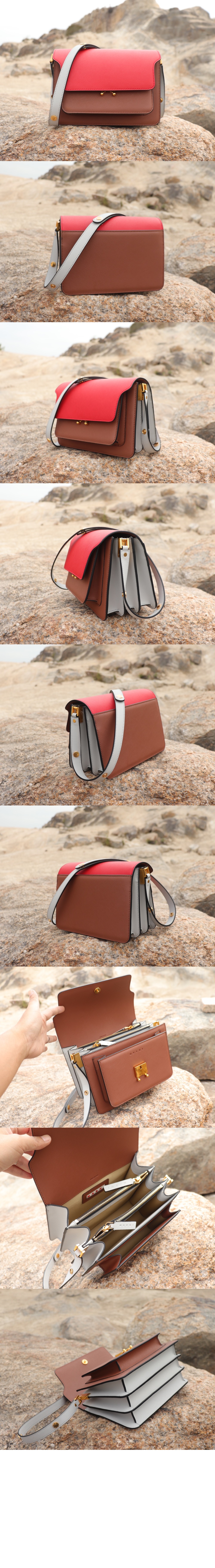 마르니 트렁크백 사피아노 미듐