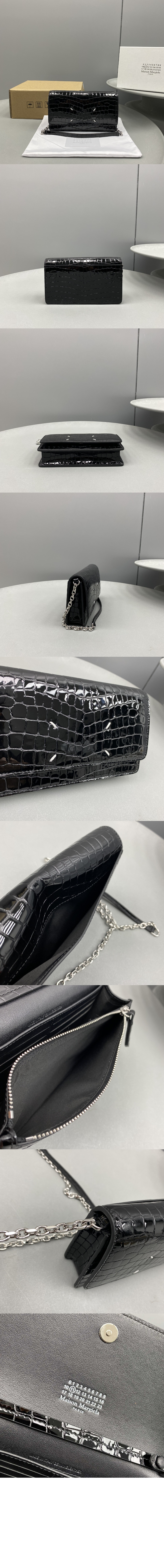 크로커다일 체인 스퀘어백