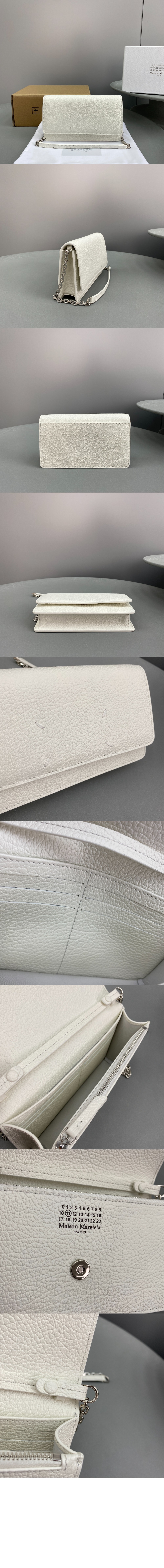 마르지엘라 레더 월렛 체인백