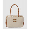 미우미우 레더 탑핸들백 5BB117