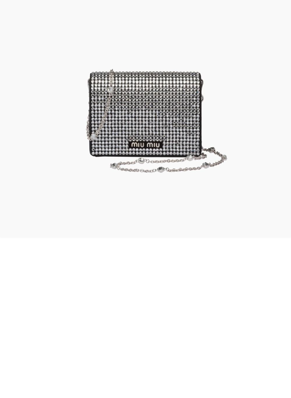 미우미우 크리스탈 나파 미니백 5BP064