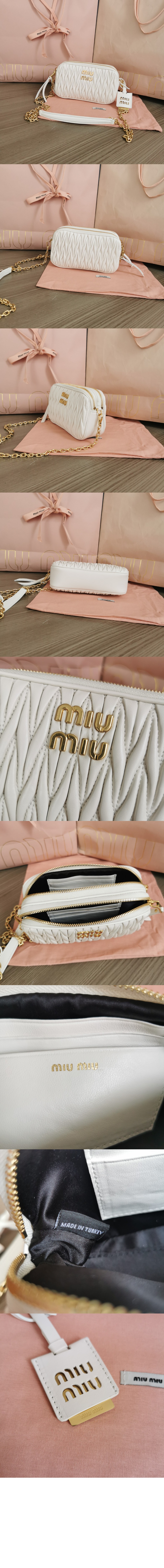 미우미우 마테라쎄 미니백 5BP045