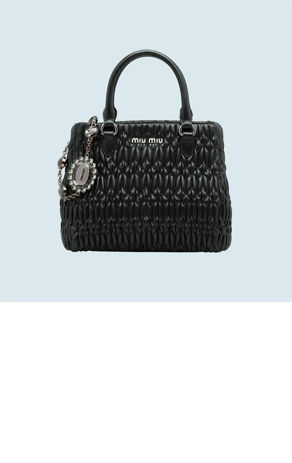 미우미우 크리스탈 클로케 토트백 5BA067