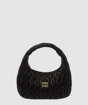 미우미우 완더 마테라쎄 나파 가죽 호보 백 5BC108