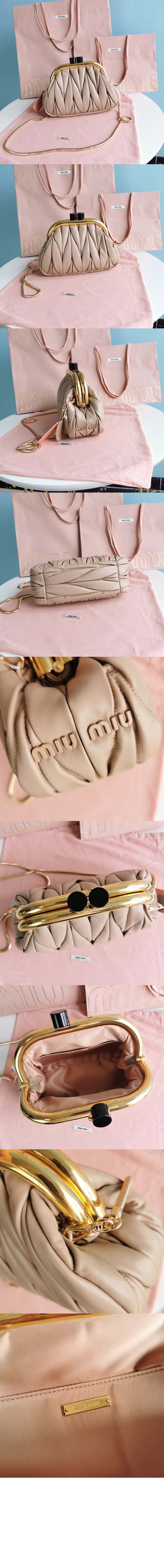 미우미우 벨 핸드백 5BK011