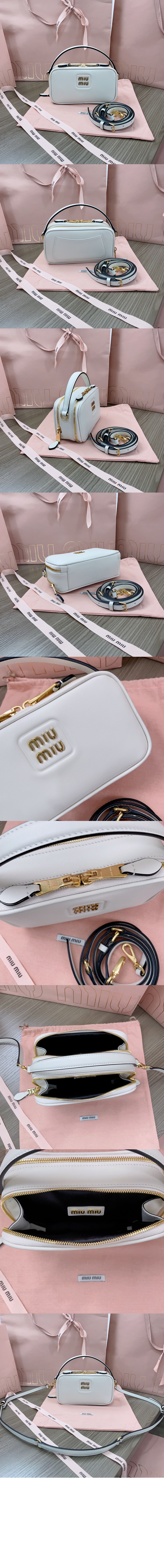 미우미우 가죽 숄더백 5BH229