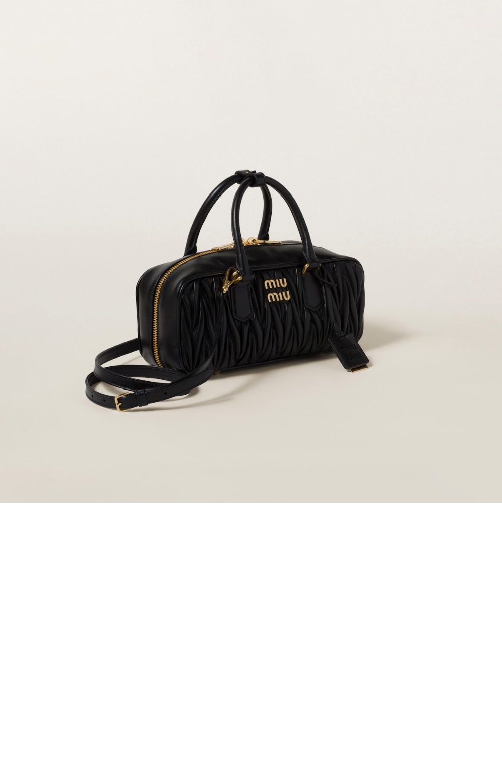 미우미우 아르카디 마테라쎄 나파 가죽백 5BB148