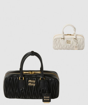 미우미우 아르카디 마테라쎄 나파 가죽백 5BB148