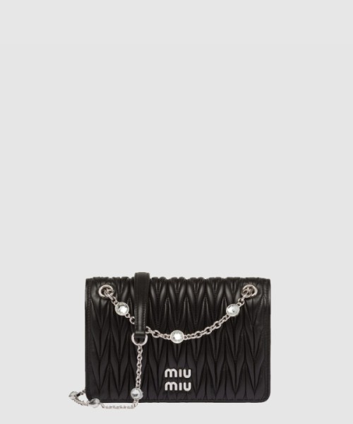 미우미우 마테라쎄 나파 가죽 미니백 5BP065