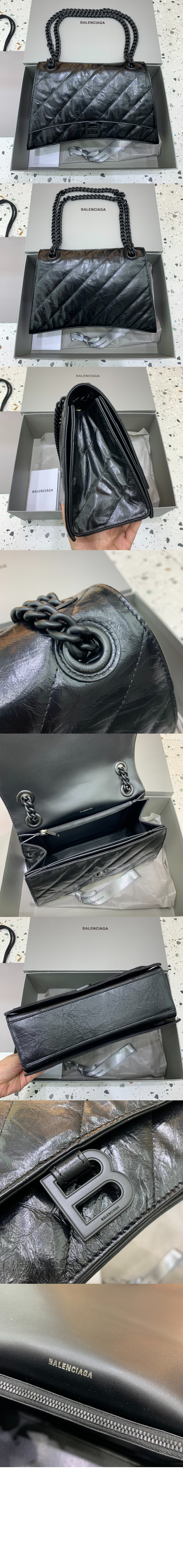 발렌시아가 크러쉬 미듐 체인백 716393