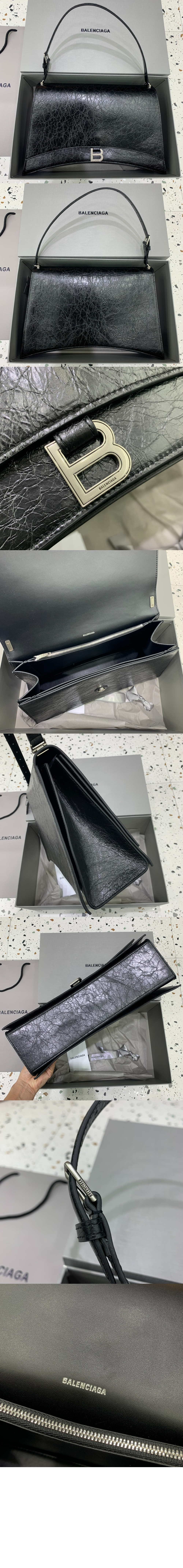 발렌시아가 크러쉬 라지 숄더백 766058