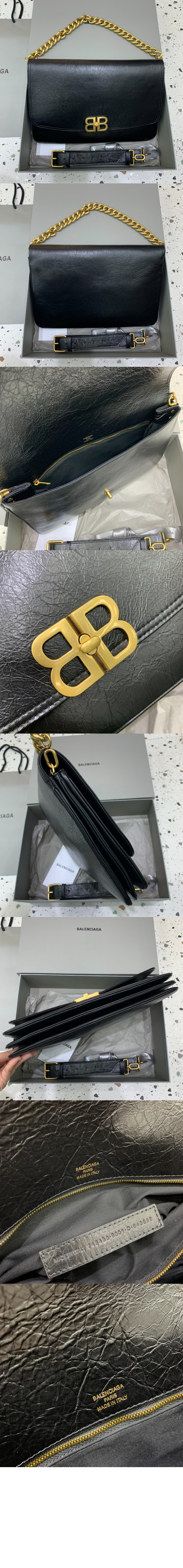 발렌시아가 BB 소프트 라지 플랩백 748488