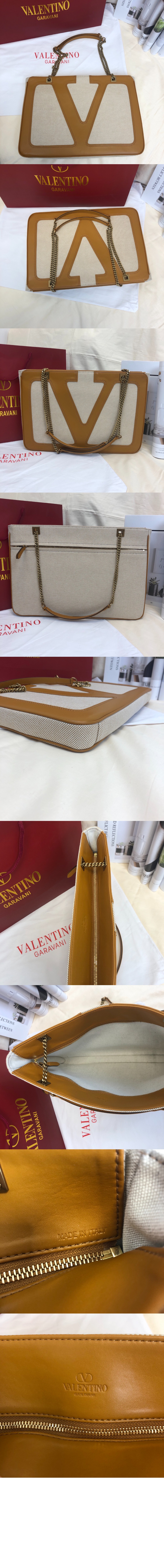 발렌티노 가라바니 비바 슈퍼스타 캔버스 미디엄 쇼퍼백