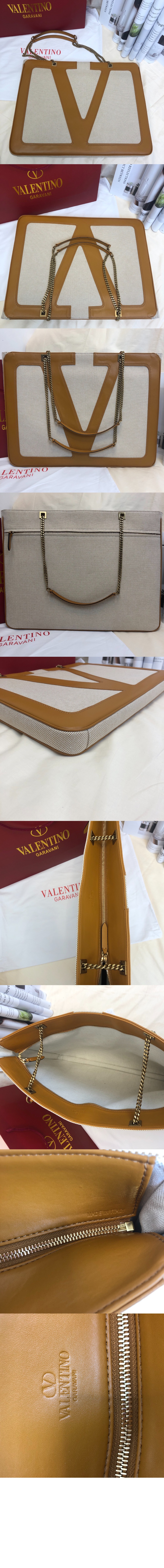 발렌티노 가라바니 비바 슈퍼스타 캔버스 라지 쇼퍼백