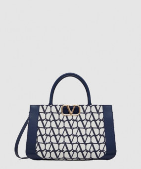 발렌티노 시그니처 미디엄 탑 핸들 백