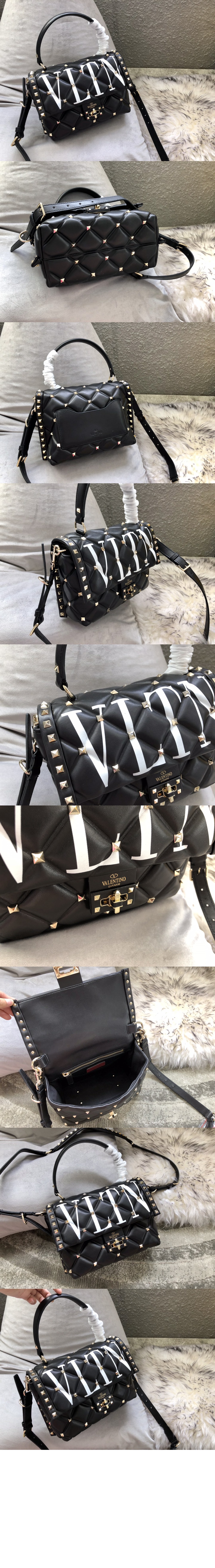 발렌티노 캔디스터드 VLTN 탑핸들