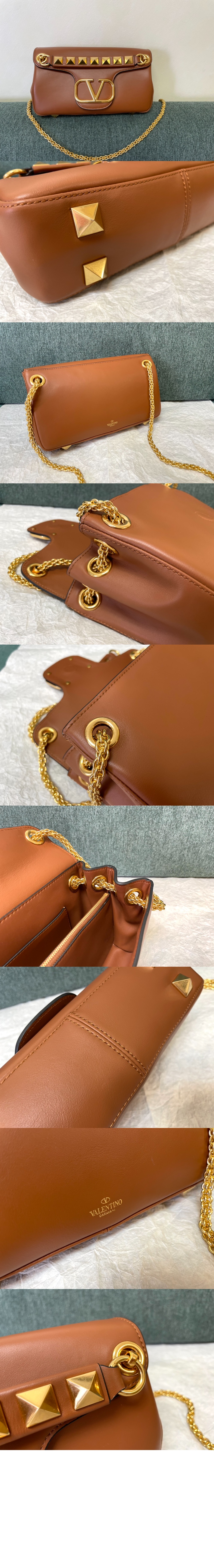 발렌티노 나파 스터드 사인 숄더백