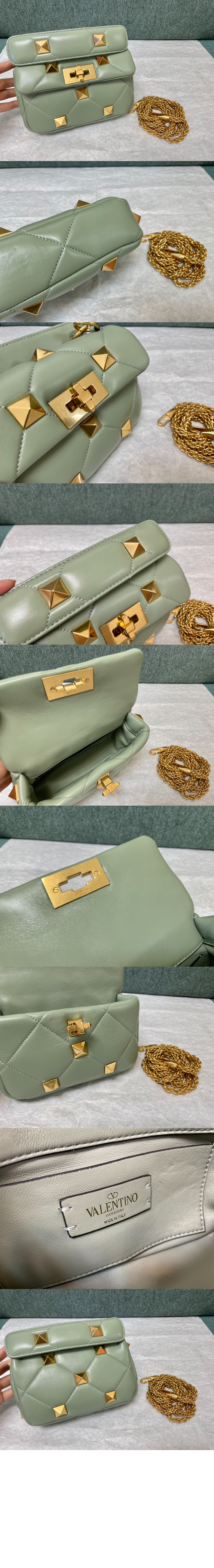 발렌티노 로만 스터드 숄더백