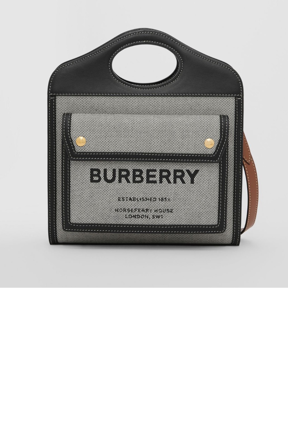 버버리 미니 트라이톤 포켓백 80393631