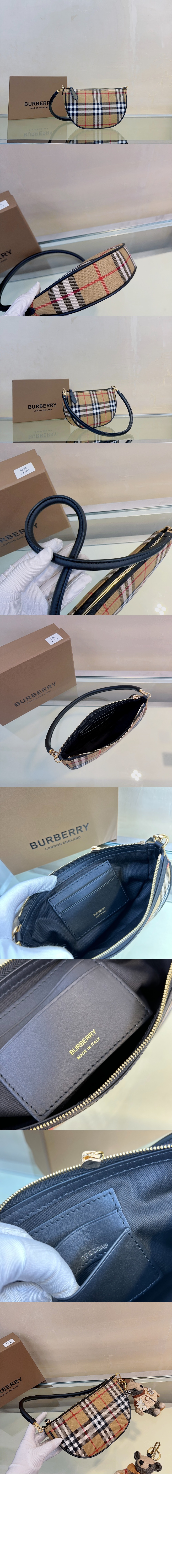 버버리 캔버스 올림피아백 80434051