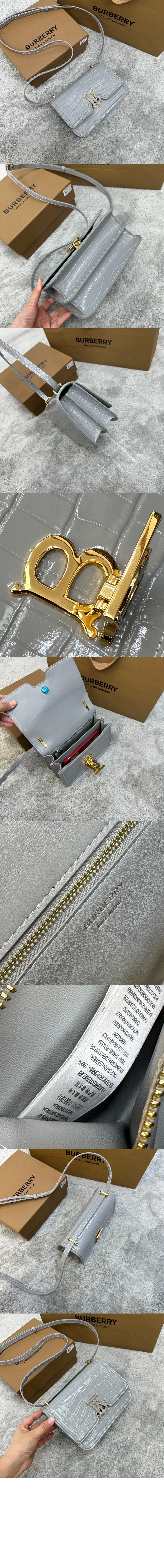 버버리 엠보싱 레더 스몰 TB 백 80582931