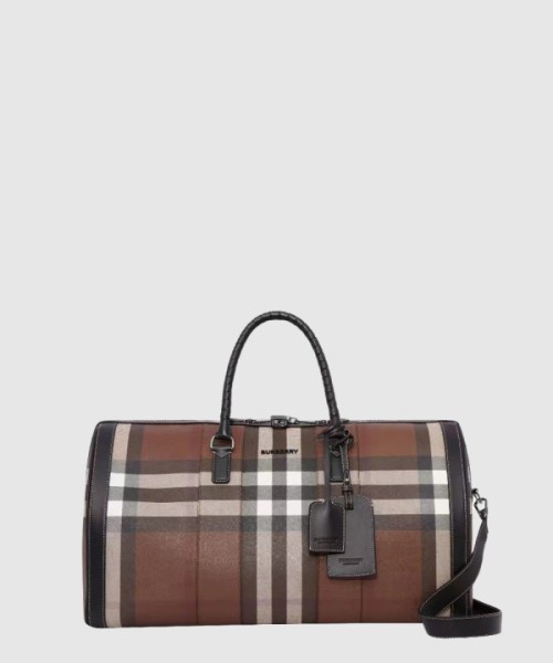 버버리 로고 디테일 체크 레더 80527731