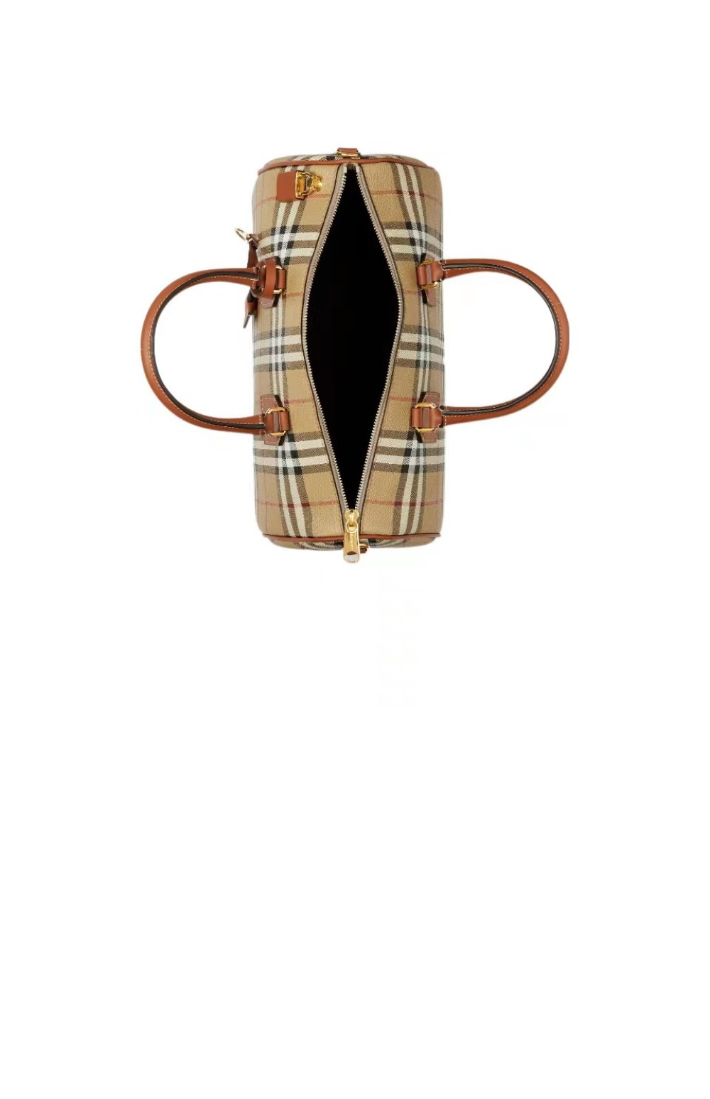 버버리 체크 미듐 볼링백 80713571