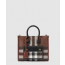 버버리 미니 체크 토트백 80696611