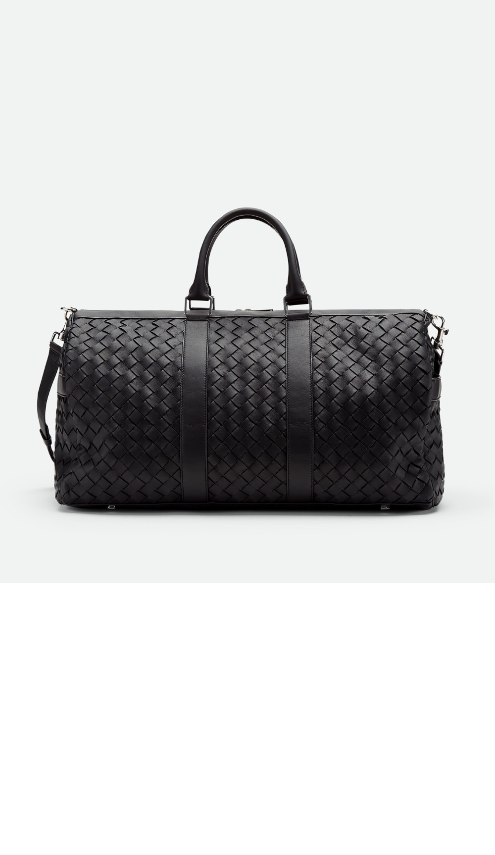 보테가베네타 인트레치아토 미디엄 더플 백 650066