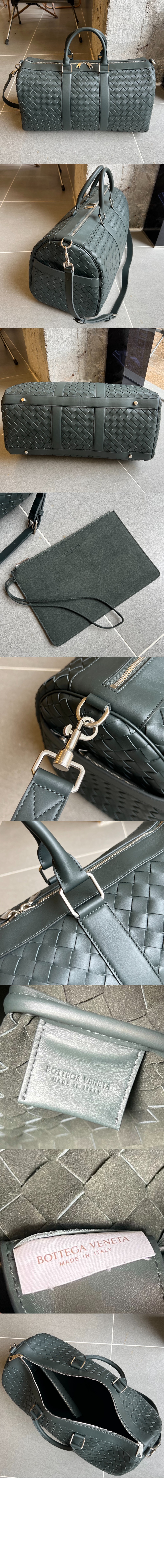 보테가베네타 인트레치아토 미디엄 더플 백 650066