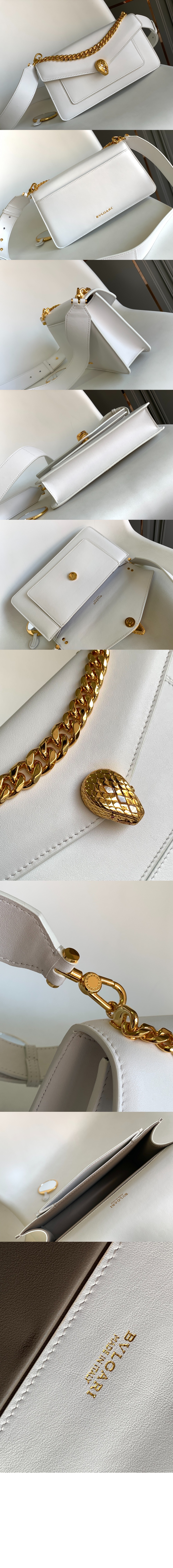 불가리 세르펜티 이스트 웨스트 맥시 체인 숄더백 292032