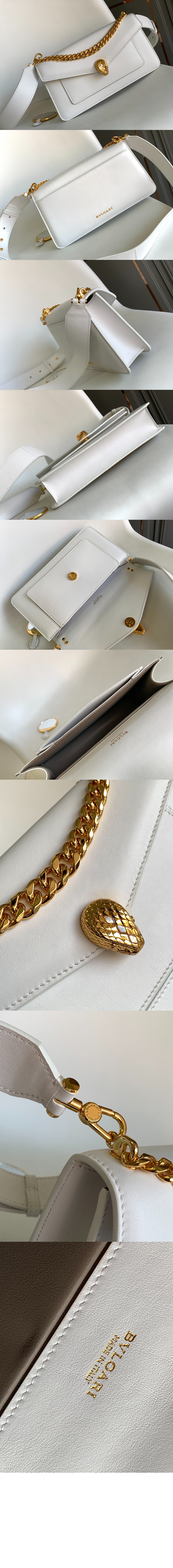 불가리 플랩 숄더 크로스백 292116