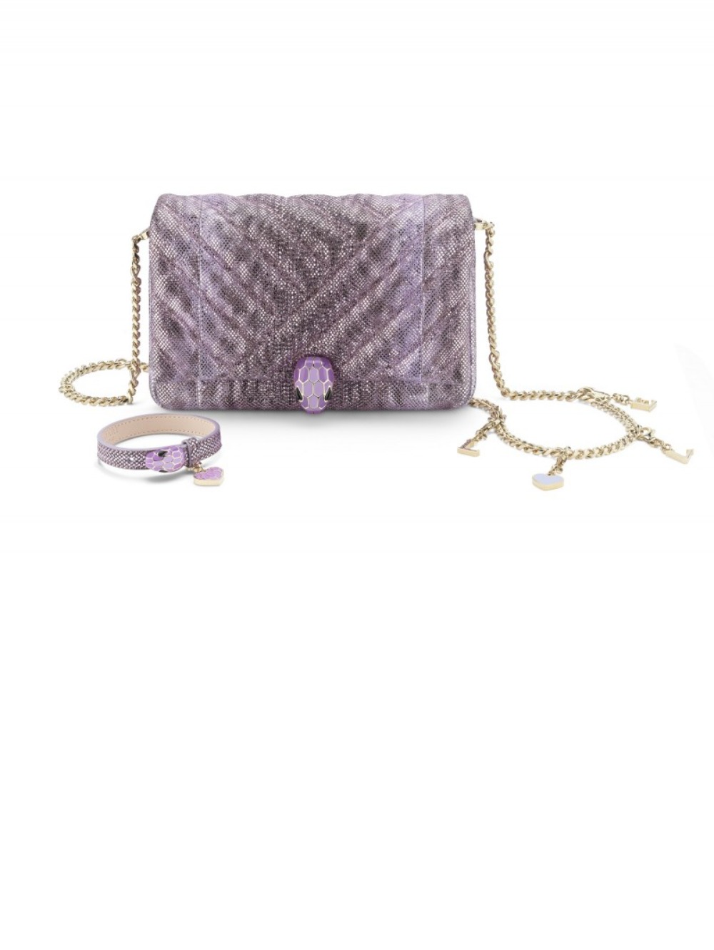 불가리 세르펜티 카보숑 숄더백 290472