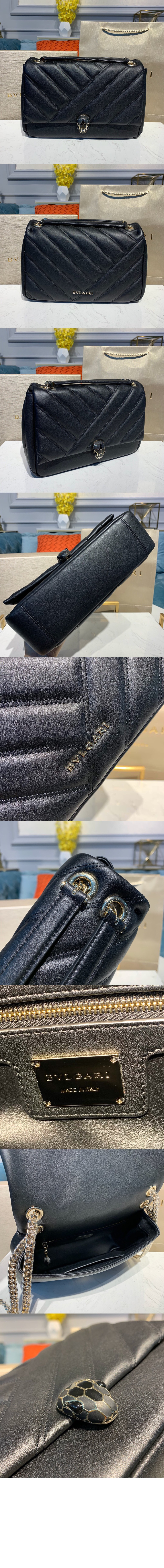 불가리 세르펜티 카보숑 숄더백 287986