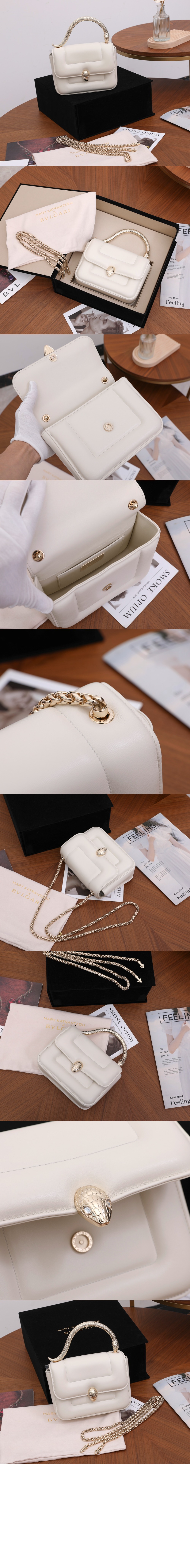 불가리 세르펜티 리버스 탑핸들백 291248