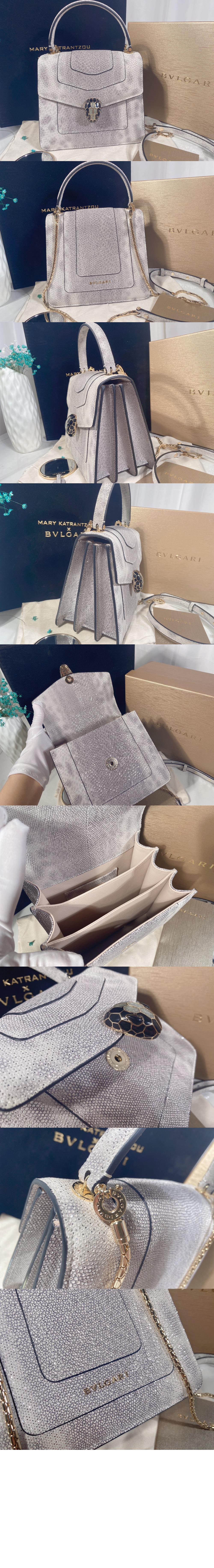 불가리 세르펜티 리버스 토트백 290552