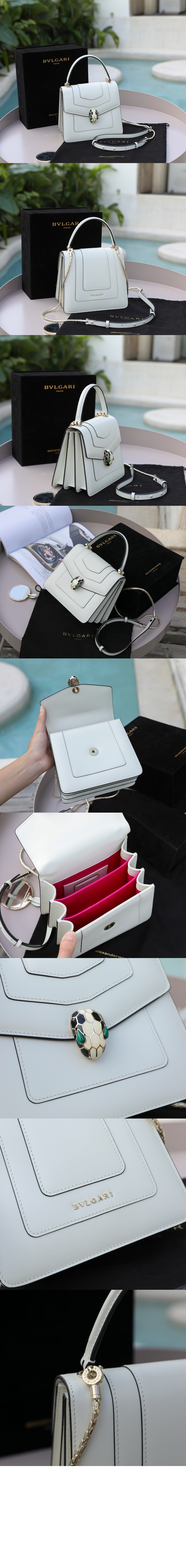 불가리 세르펜티 포에버 탑핸들백 290572