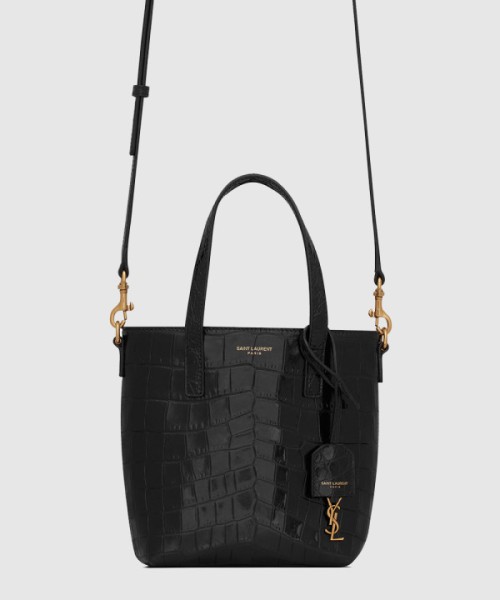 생로랑 크로커 미니 토트백 712367