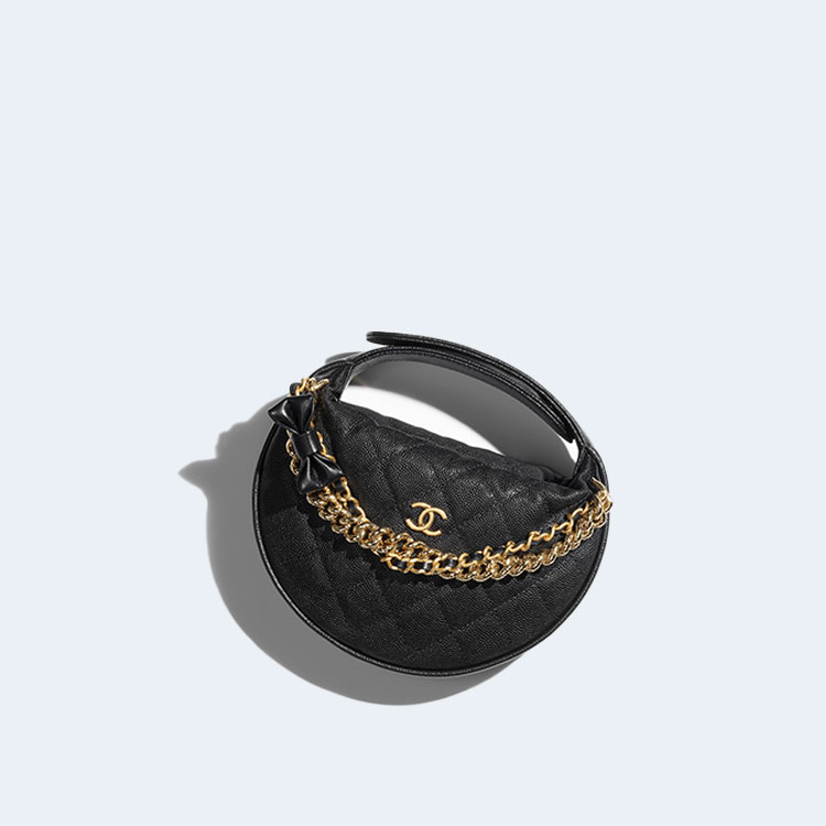 샤넬 케이스 블랙 & 골들메탈