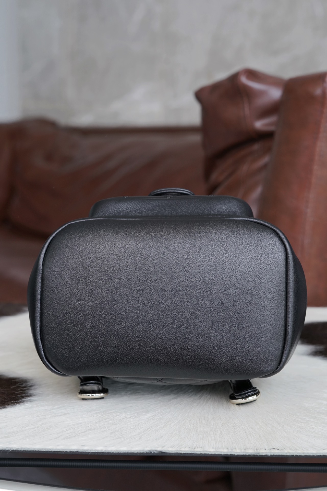 듀마백팩 원포켓 램스킨