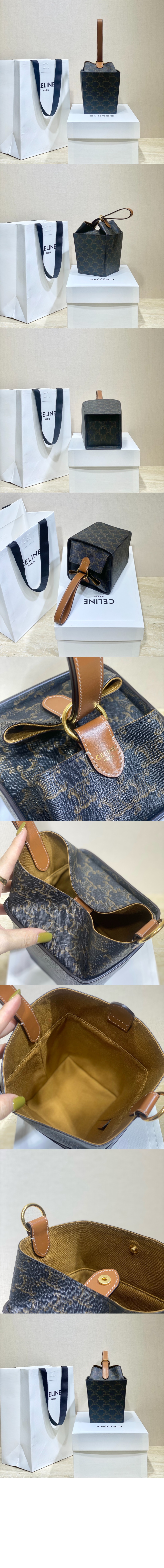 셀린느 트리오페 박스 토트백 197142