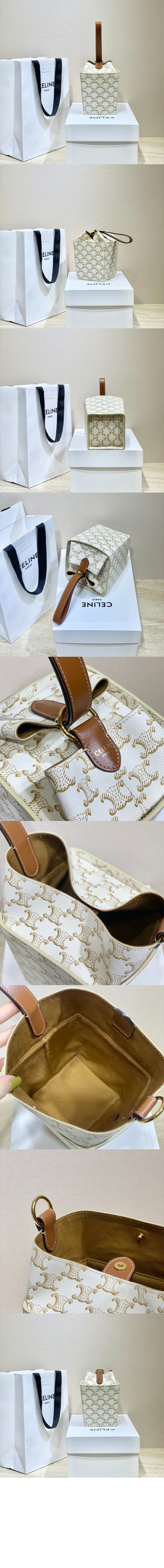 셀린느 트리오페 박스 토트백 197142